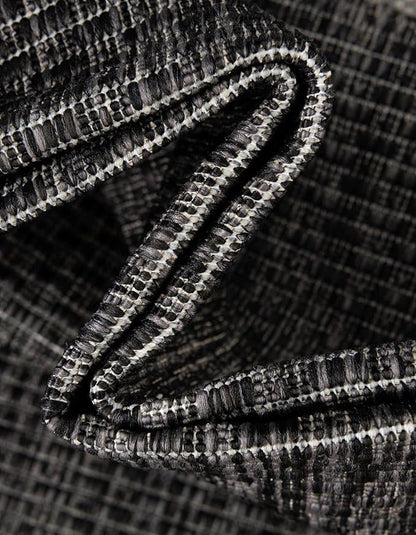 Unique Loom Outdoor Border Collection Area Rug - Soft Border (6' 1" Round Black/Ivory)