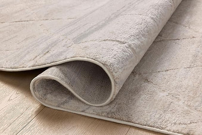 Loloi Amber Lewis Monty Collection MOT-02 Ivory/Natural 2'-7" x 10'-0", .50" Pile Height, Runner Rug