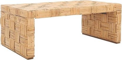 Safavieh Home Collection WIK6503 Table, Honey Natural/Kubu