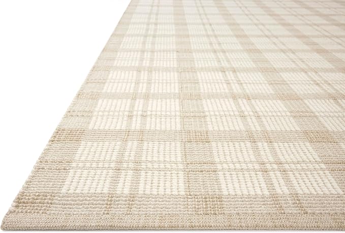 Loloi Magnolia Home by Joanna Gaines Ryder Collection RYD-01 Beige/Ivory 2'-6" x 7'-6" Runner Rug