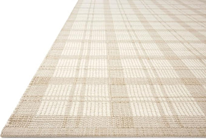 Loloi Magnolia Home by Joanna Gaines Ryder Collection RYD-01 Beige/Ivory 2'-6" x 7'-6" Runner Rug
