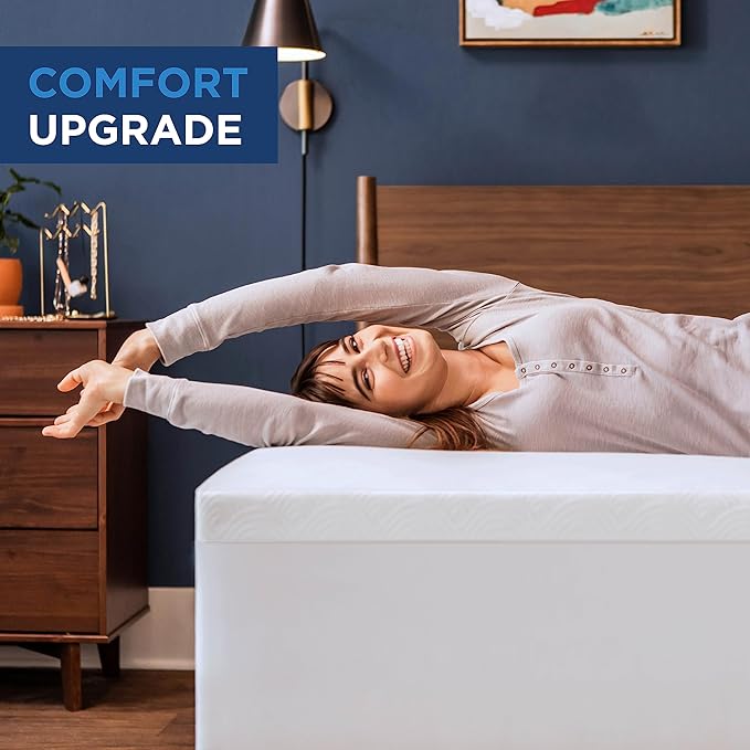 Tempur-Cloud 2-Inch Mattress Topper, Cal King,White
