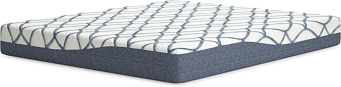 Signature Design by Ashley 10 Inch Chime Elite 2.0 Firm Green Tea Memory Foam Mattress for Cool Sleep and Pressure Relief, California King, Fiberglass Free, Mattress In A Box