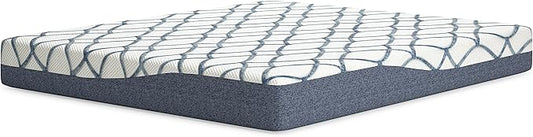 Signature Design by Ashley 10 Inch Chime Elite 2.0 Firm Green Tea Memory Foam Mattress for Cool Sleep and Pressure Relief, California King, Fiberglass Free, Mattress In A Box