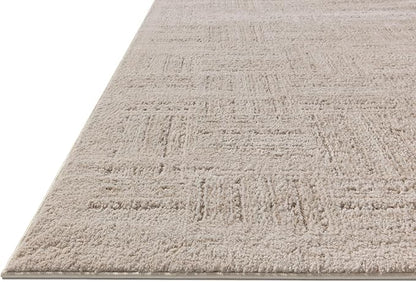 Loloi Amber Lewis Monty Collection MOT-01 Ivory/Taupe 2'-7" x 4', .50" Pile Height, Area Rug