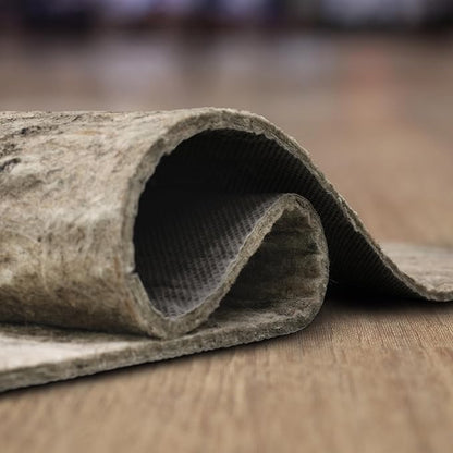 Mohawk Home 2' x 20' Non Slip Rug Pad Gripper 1/2 Thick Dual Surface Felt + Rubber Gripper - Safe for All Floors