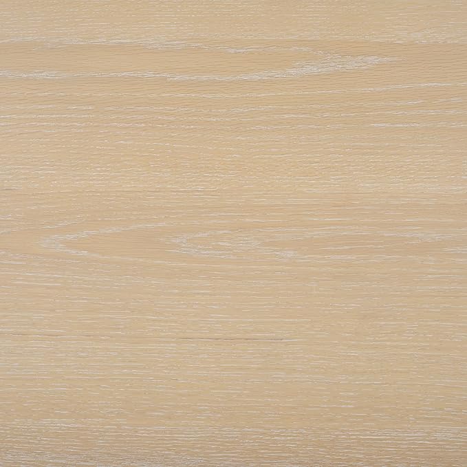 SAFAVIEH Couture Collection Quigley Natural Oak Brown 2-Tier Square Coffee Table, Ideal for Living Room, Office, Bedroom