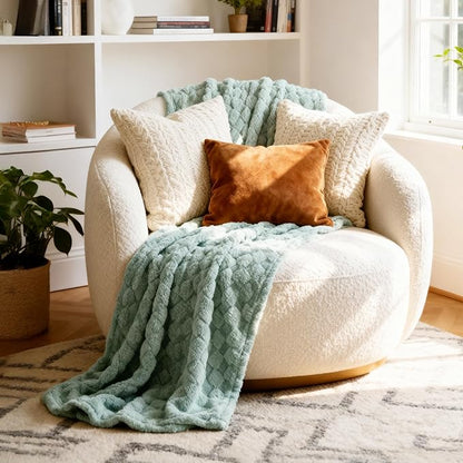 Bedsure GentleSoft Sage Green Twin XL Blanket for Bed - Super Soft Cozy Fleece Blankets for Women, Cute Throws for Girls, Dorm Room Essentials for Girls Teens Back to School, 66x90 Inches