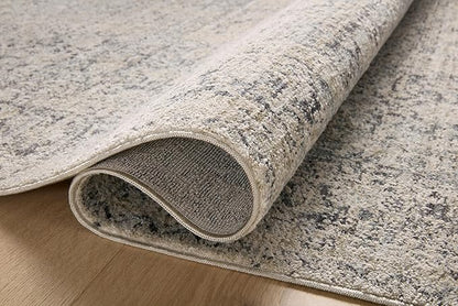 Loloi Amber Lewis Alie Collection ALE-01 Stone/Mist 7'-10'' x 10', .13'' Pile Height, Area Rug