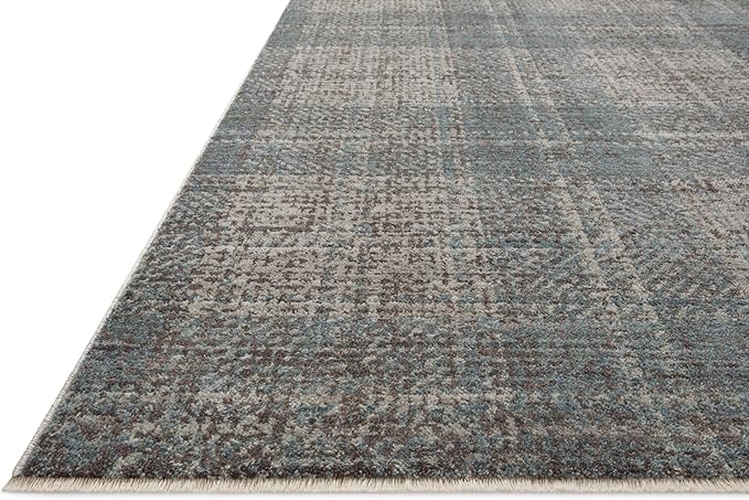 Loloi Angela Rose Ember Collection EMB-09 Denim/Charcoal 5'-3" x 7'-6" Area Rug