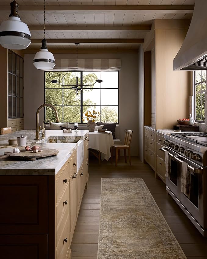 Loloi Amber Lewis Cambria Collection CBR-03 Taupe/Antique Bronze 7'-6" x 9'-6" Area Rug Jute, Neutral, Vintage Style, Antique Tone, Living, Bedroom, Dining, Carpet