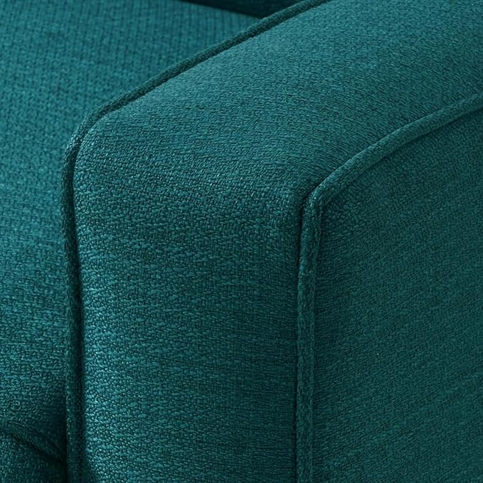 Harkawon Swivel Rocker Recliner Chair, Glider Rocker Recliner, Rocking Chair Nursery, Fabric Chair with High Back, Deep Seat, for Living Room, Bedroom, Green