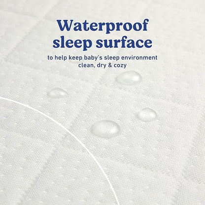 Graco Premium Crib Mattress & Protector Value Bundle (2-Pack) – Includes GREENGUARD Gold Certified Crib & Toddler Mattress, GREENGUARD Gold Certified Waterproof Protector