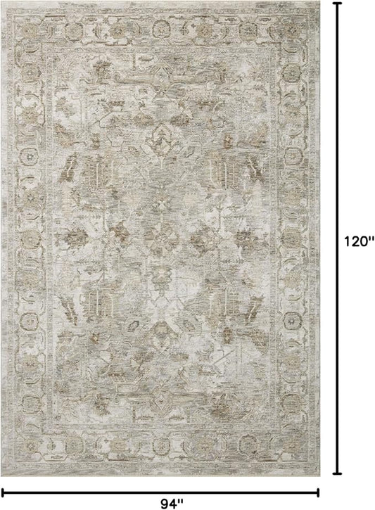 Loloi Amber Lewis Honora Collection HON-06 Grey/Taupe 7'-10" x 10' Area Rug