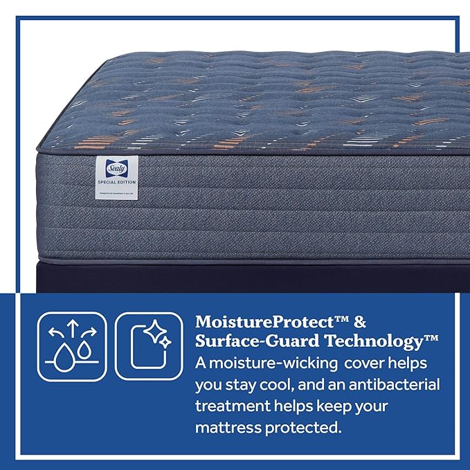 Sealy Warner 12" Medium Tight Top Innerspring Mattress - California Twin