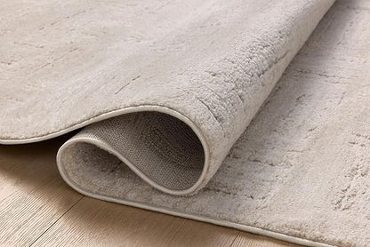 Loloi Amber Lewis Monty Collection MOT-01 Ivory/Taupe 2'-7" x 4', .50" Pile Height, Area Rug
