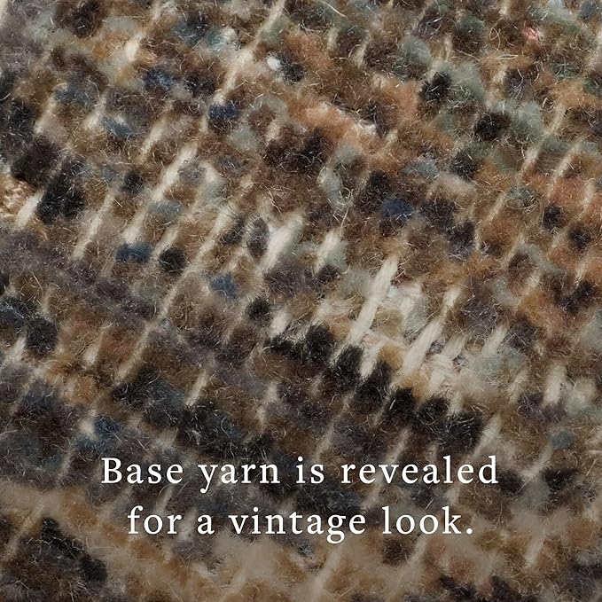 Loloi Amber Lewis Molly Collection MOL-05 Lagoon/Natural 8'-6" x 12' Low Pile Area Rug