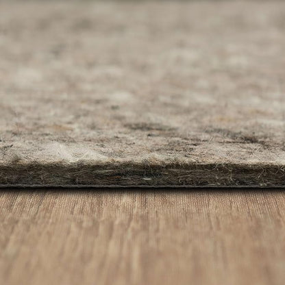 Mohawk Home 8' x 10' Non Slip Grip Rug Pad 1/2" Thick Dual Surface Felt Cushion + Rubber Gripper - Safe for All Floors