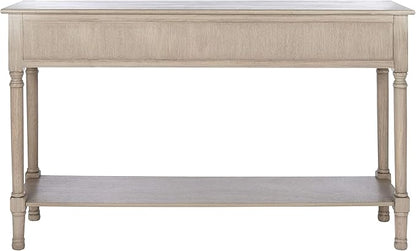 SAFAVIEH Home Collection Landers Greige 3-Drawer Console Table CNS5711D
