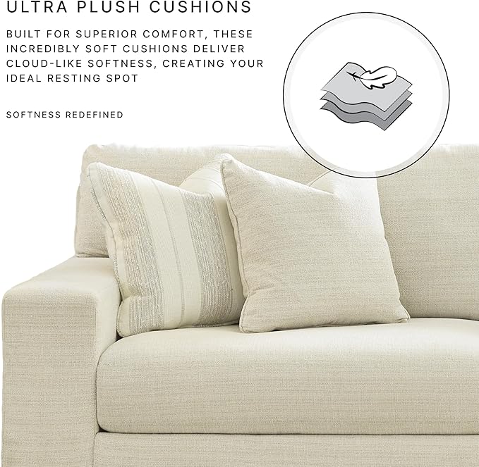 Signature Design by Ashley Coastline Bay Casual Outdoor Swivel Lounge with Cushion and 2 Cup Holders, Nuvella Weather Resistant Fabric, Beige & Dark Brown
