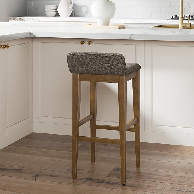 Hillsdale Furniture Maydena Wood Counter Height Stool, Brushed Gray