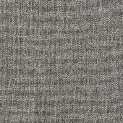 SIMPLIHOME Milltown 27 inch Wide Contemporary Rectangle Footstool Ottoman Bench in Grey Linen Look Fabric, Assembled, for the Living Room and Bedroom
