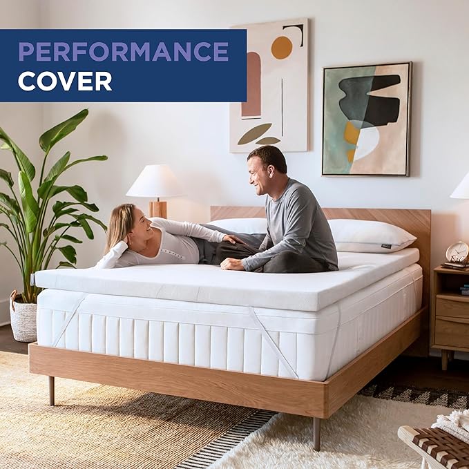 Tempur-Pedic TEMPUR Supreme 3-Inch Mattress Topper, Medium Firm, California King, White