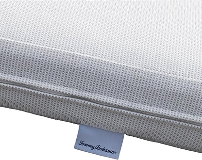 Tommy Bahama Bench Cushion, 50" X 19" X 2.5", Bamboo Bay Bone