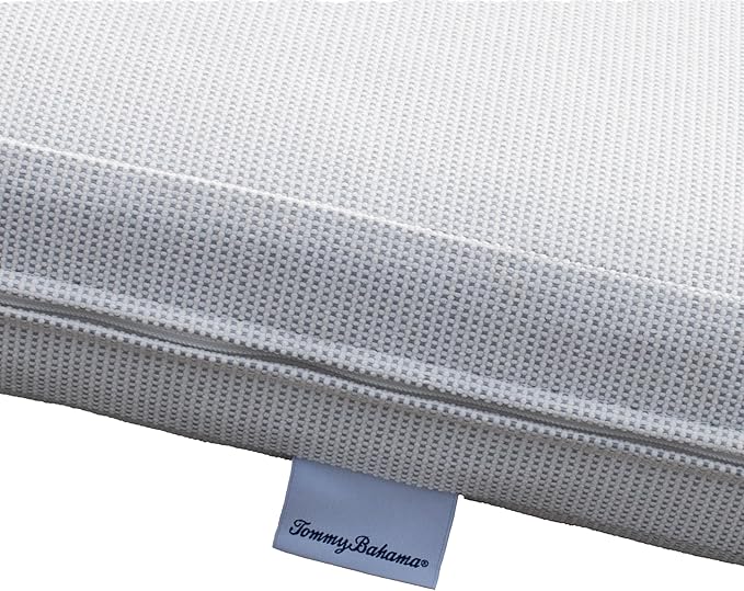 Tommy Bahama Bench Cushion, 44" X 19" X 2.5", Bamboo Bay Bone