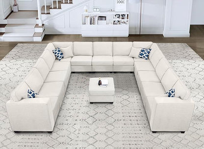 Legend Vansen Modular Sectional Sofa L Shaped Couch with Ottoman Modern Reversible Corner Sectional Couch for Living Room