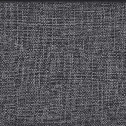 SIMPLIHOME Cosmopolitan 44 inch Wide Transitional Rectangle Storage Ottoman Bench with Open Bottom in Slate Grey Linen Look Fabric, Assembled for the Living Room and Bedroom