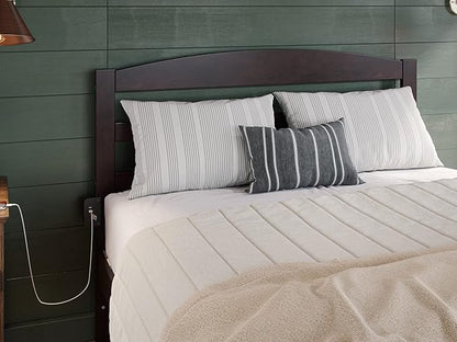 AFI, Warren Full Platform Bed with Twin Trundle, Espresso