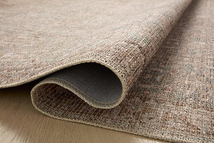 Loloi Angela Rose Aubrey Collection AUB-04 Sage/Bark 5'-0" x 5'-0", .19" Pile Height, Round Area Rug