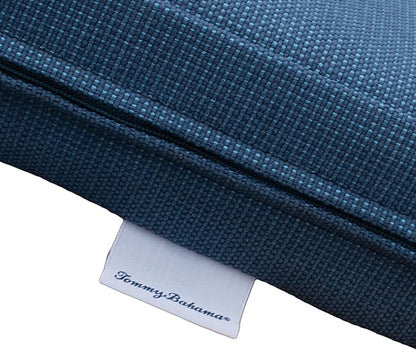 Tommy Bahama Bench Cushion, 50" X 16" X 2.5", Bamboo Bay Cobalt