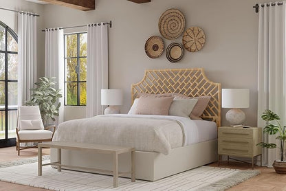 Kouboo Rattan Chippendale Headboard Twin Size Natural