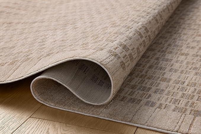 Loloi Amber Lewis Cali Collection CIL-02 Natural/Slate 11'-6" x 15'-7", .25" Pile Height, Area Rug