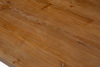 LITTLE TREE 70.87" Long Large Wood Desks, Solid Wood Office Desk, Farmhouse Executive Computer Desk, Home Office Workstaticon, Work Writing Table, Rustic Brown