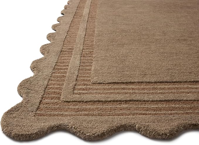 Loloi Chris Loves Julia Scottie Collection SCO-01 Mocha/Clay 5'-0" x 7'-6", .87" Pile Height, Area Rug