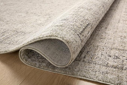 Loloi Amber Lewis Alie Collection ALE-03 Taupe/Dove 2'-7'' x 12'-0'', .13'' Pile Height, Runner Rug