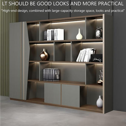 Modern Executive Desk, 110.2 inch L Shaped Desk with Storage, L Shape Corner Desk Drawers and Lockable Storage No Installation Required, Without Desk or Computer Chair (Filing Cabinet)