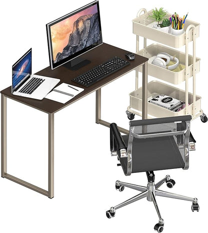 SHW Mission 32-Inch Home Office Computer Desk, Espresso