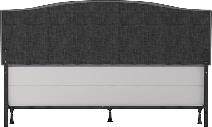 Hillsdale Provence Upholstered, King/Cal King Headboard with Frame, Glacier Gray