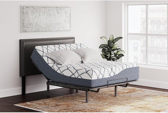 Signature Design by Ashley 14 Inch Chime Elite 2.0 Ultra Plush Green Tea Memory Foam Mattress for Cool Sleep and Pressure Relief, King, Fiberglass Free, Mattress In A Box