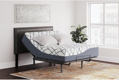 Signature Design by Ashley 14 Inch Chime Elite 2.0 Ultra Plush Green Tea Memory Foam Mattress for Cool Sleep and Pressure Relief, Queen, Fiberglass Free, Mattress In A Box