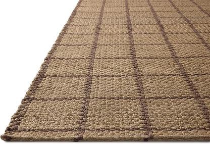 Loloi Chris Loves Julia Fletcher Collection FLE-01 Natural/Brown 7'-9" x 9'-9", .37" Pile Height, Area Rug