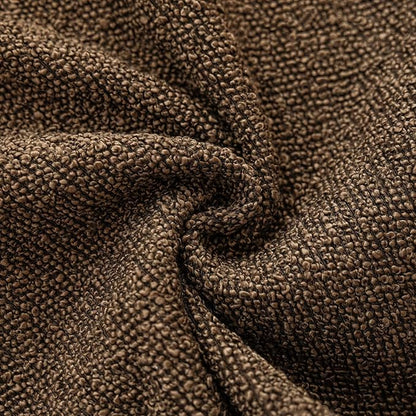 Foindtower Pack of 2 Textured Boucle Throw Pillow Covers Accent Solid Pillow Cases Cozy Soft Decorative Couch Cushion Case for Chair Sofa Bedroom Living Room Home Decor 18x18 Inch Chocolate
