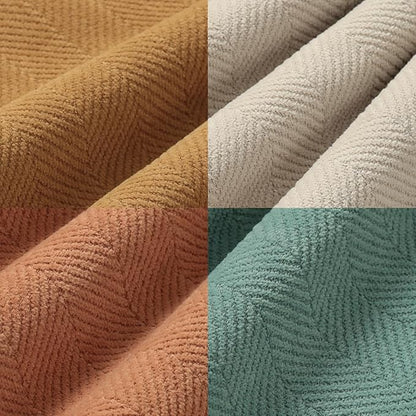 ZWJD Throw Pillow Covers 18x18 Set of 4 Chenille Pillow Covers with Elegant Design Soft and Luxurious Decorative Throw Pillows for Couch, Bed, and Home Decor