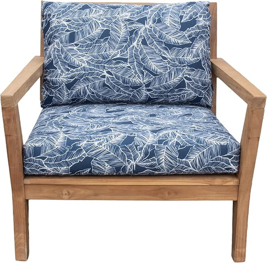 Tommy Bahama Deep Seating Lounge Cushion, 26" X 26" X 4", Pacific Zaffre