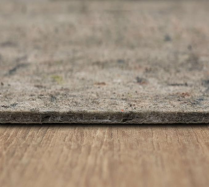 Mohawk Home 6' x 6' Non Slip Grip Rug Pad 1/4 Thick Felt + Rubber Backing - Dual Surface Safe for All Floors