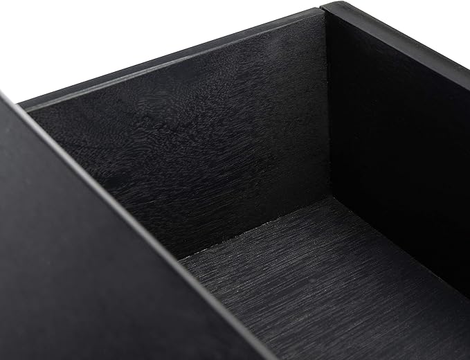 SAFAVIEH Home Collection Landers Black 3-Drawer Console Table CNS5711B